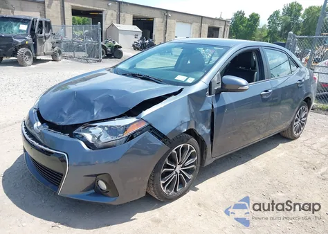 2014 Toyota Corolla S Plus z USA, uszkodzony, nr VIN 2T1BURHE4EC067439